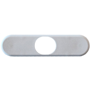 Plaque pour serrure blanche à mini cylindre